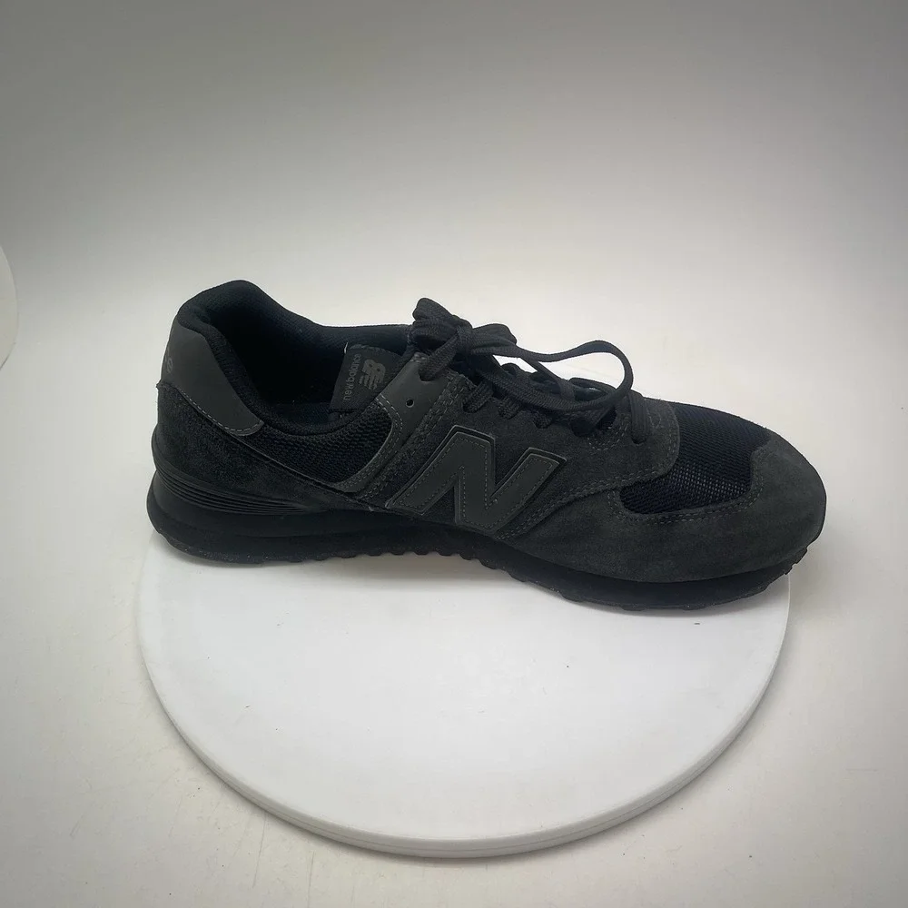 New Balance Sneakers Mens 11 D 574 ML574EVE Black Athletic Casual Gym Shoes